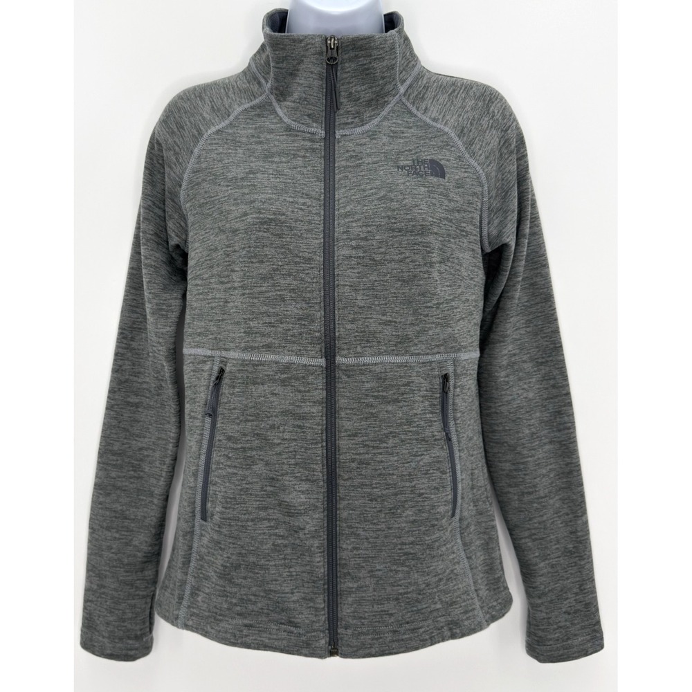 North Face Jacket Womens S Gray Canyonlands Full Zip High Neck Outdoor Stretch
